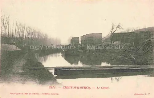 AK / Ansichtskarte Crouy-sur-Ourcq MEAUX 77 Seine-et-Marne Le Canal
