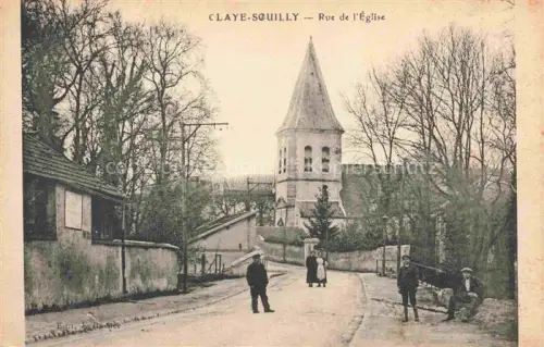 AK / Ansichtskarte Claye-Souilly TORCY 77 Seine-et-Marne Rue de l'Eglise