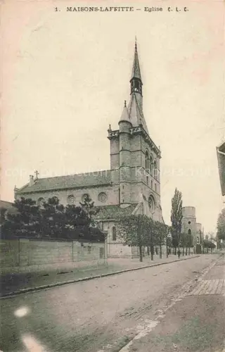 AK / Ansichtskarte Maisons-Laffitte Saint-Germain-en-Laye 78 Yvelines Eglise Kirche