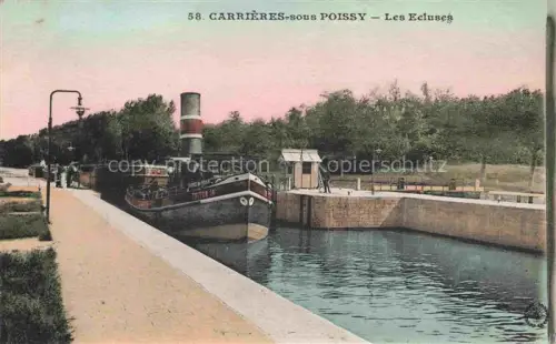 AK / Ansichtskarte Carrieres-sous-Poissy Saint-Germain-en-Laye 78 Yvelines Les Ecluses