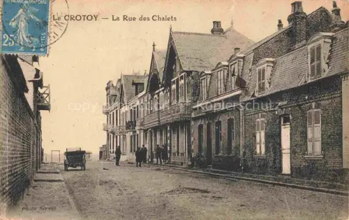 AK / Ansichtskarte Le Crotoy ABBEVILLE 80 Somme Rue des Chalets