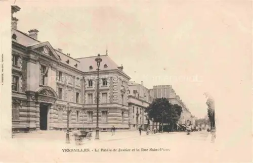 AK / Ansichtskarte VERSAILLES 78 Palais de Justice et Rue Saint-Pierre