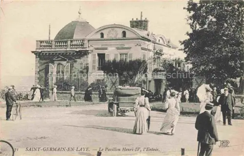 AK / Ansichtskarte Saint-Germain-en-Laye 78 Yvelines L'entrée du Pavillon Henri IV