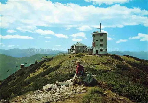 AK / Ansichtskarte Gemeindealpe 1623m Mariazell Steiermark AT Terzerhaus und Sendeanlage