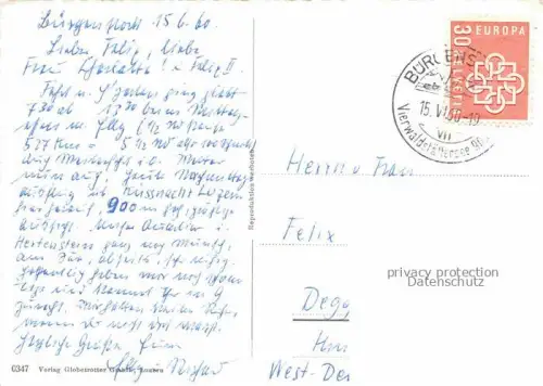AK / Ansichtskarte Buergenstock Vierwaldstaettersee NW mit Saentis und Glaernisch Fliegeraufnahme