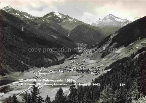 AK / Ansichtskarte St Jakob Defereggen Tirol AT mit Kahorn Pfannhorn Almerhorn und Hochgall