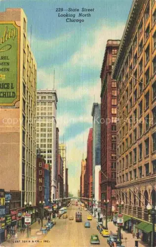 AK / Ansichtskarte CHICAGO  Illinois USA State Street