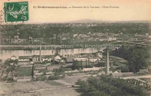AK / Ansichtskarte ST-GERMAIN-EN-LAYE 78 Yvelines Panorama de la terrasse Mont Valérien