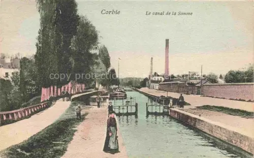 AK / Ansichtskarte Corbie AMIENS 80 Somme Le canal de la Somme