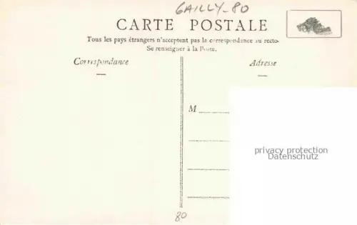AK / Ansichtskarte Gailly Cerisy Peronne 80 Somme Vue d'ensemble et l'église