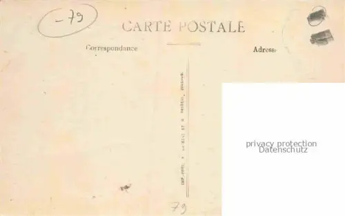 AK / Ansichtskarte Saint-Maixent-l Ecole Vue générale prise de la gare