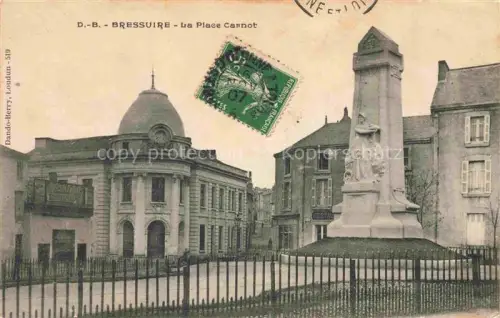 AK / Ansichtskarte BREssUIRE 79 Deux-Sevres La Place Carnot Monument