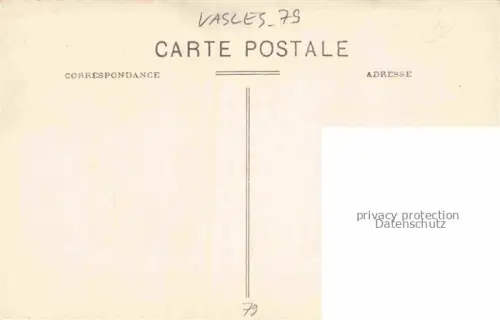 AK / Ansichtskarte Vasles PARTHENAY 79 Deux-Sevres Petit Bonnet de Vasles
