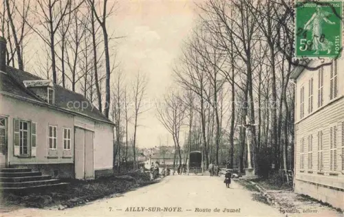 AK / Ansichtskarte Ailly-sur-Noye Montdidier 80 Somme Route de Jumel