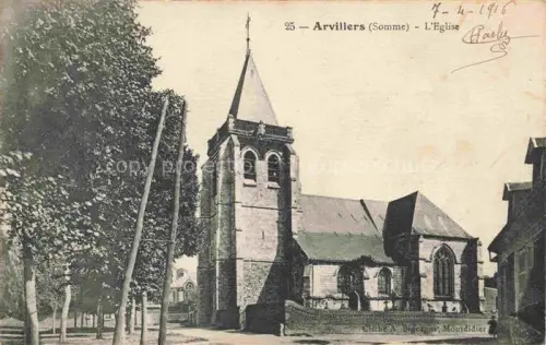 AK / Ansichtskarte Arvillers Eglise Kirche