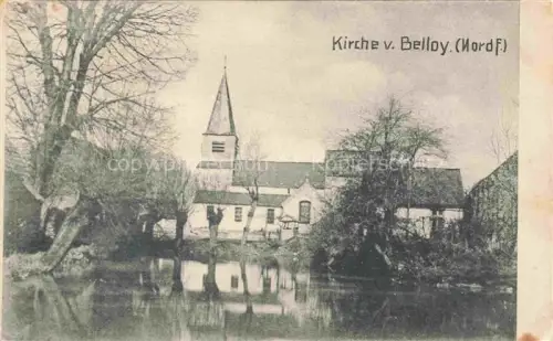 AK / Ansichtskarte Belloy-sur-Somme AMINES 80 Somme Eglise Kirche