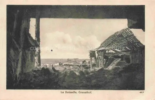 AK / Ansichtskarte La Boisselle Ovillers-la-Boisselle PERONNE 80 Somme Granathof Ruines Grande Guerre Truemmer 1. Weltkrieg