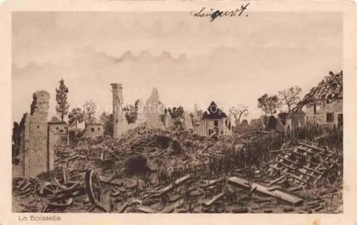 AK / Ansichtskarte La Boisselle Ovillers-la-Boisselle PERONNE 80 Somme Ruines Grande Guerre Truemmer 1. Weltkrieg