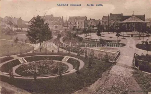 AK / Ansichtskarte ALBERT  Peronne 80 Somme Jardin public