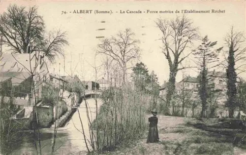 AK / Ansichtskarte ALBERT  Peronne 80 Somme La Cascade Force motrice de l'Etablissement Rochet