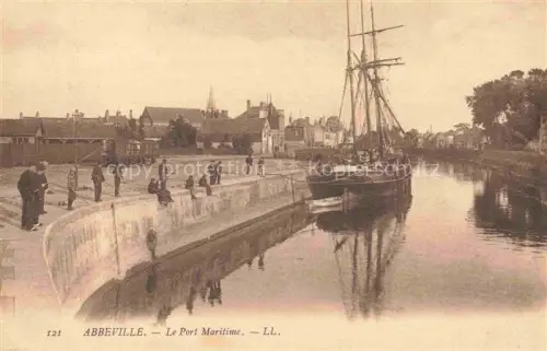 AK / Ansichtskarte ABBEVILLE 80 Somme Le Port Maritime Bateau