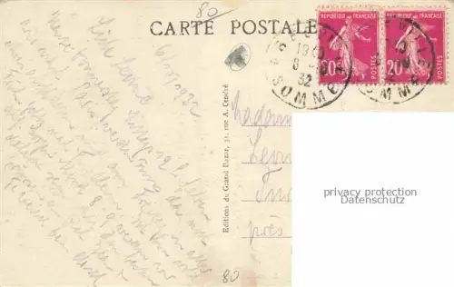 AK / Ansichtskarte ABBEVILLE 80 Somme Rue Alfred Cendré et S. Wulfran