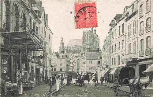 AK / Ansichtskarte ABBEVILLE 80 Somme Rue Alfred Cendré
