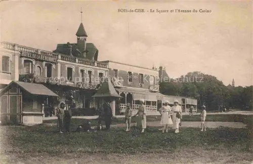 AK / Ansichtskarte BOIS DE CISE Ault Onival Abbeville 80 Somme Le Square et l'Avenue du Casino