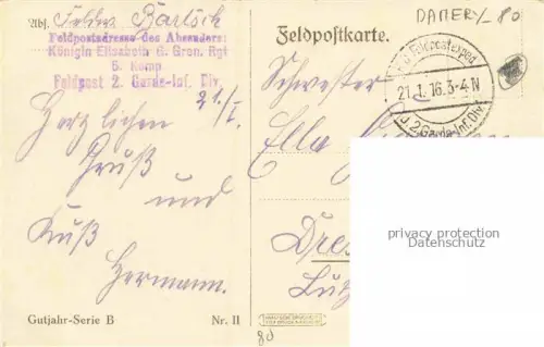 AK / Ansichtskarte Damery Montdidier 80 Somme Soldat kehrt ins Dorf zurueck Kuenstlerkarte Gutjahr-Serie B