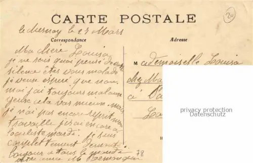 AK / Ansichtskarte VERSAILLES 78 Rue Hoche et la Paroisse Notre-Dame