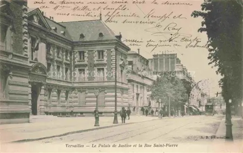 AK / Ansichtskarte VERSAILLES 78 Palais de Justice et Rue Saint-Pierre