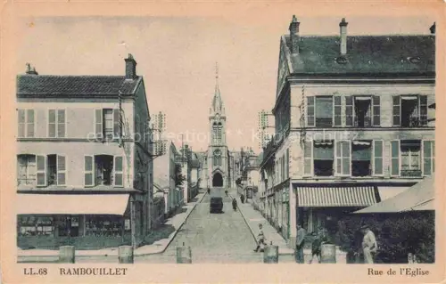 AK / Ansichtskarte RAMBOUILLET 78 Yvelines Rue de l'Eglise