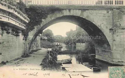 AK / Ansichtskarte Poissy Saint-Germain-en-Laye 78 Yvelines Petit bras de la Seine