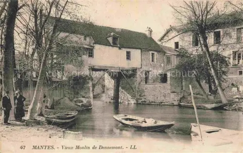 AK / Ansichtskarte Dennemont 78 Yvelines Vieux moulin
