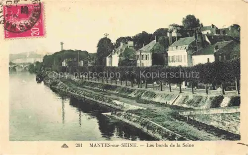 AK / Ansichtskarte MANTES-SUR-SEINE Mantes-la-Jolie 78 Yvelines Les bords de la Seine