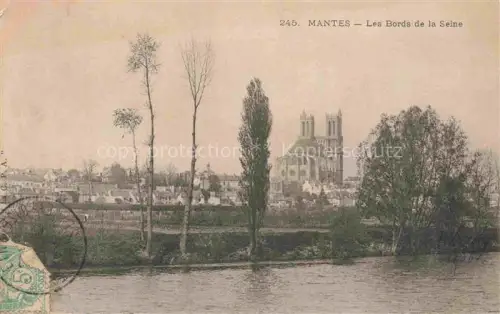 AK / Ansichtskarte MANTES-LA-JOLIE Mantes-sur-Seine 78 Yvelines Les bords de la Seine