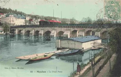 AK / Ansichtskarte Meulan-les-Mureaux Mantes-la-Jolie 78 Yvelines Le petit pont