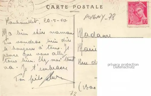 AK / Ansichtskarte Poigny-la-Foret Rambouillet 78 Yvelines Hôtel Restaurant de l'Auberge des Bruyères