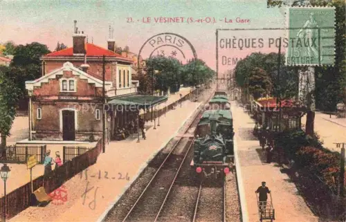 AK / Ansichtskarte Le Vesinet Saint-Germain-en-Laye 78 Yvelines La gare Train