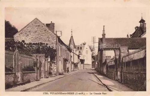 AK / Ansichtskarte Vulaines-sur-Seine Fontainebleau 77 Seine-et-Marne La Grande Rue