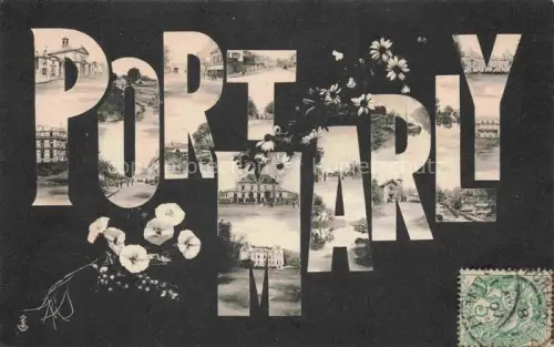 AK / Ansichtskarte Port-Marly Le Saint-Germain-en-Laye 78 Yvelines Vues d'ensemble Schriftzug