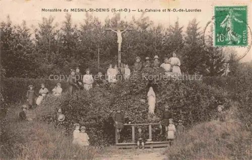 AK / Ansichtskarte Mesnil-Saint-Denis Le Rambouillet 78 Yvelines Monastère le Calvaire et Notre-Dame de Lourdes