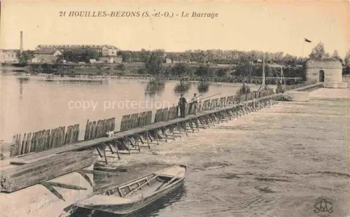AK / Ansichtskarte Bezons Houilles Saint-Germain-en-Laye 78 Yvelines Le barrage