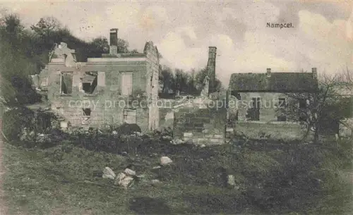 AK / Ansichtskarte Nampcel Nampzel Compiegne 60 Oise Maisons détruites Ruines Grande Guerre Truemmer 1. Weltkrieg Nr. 456