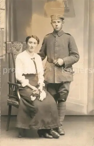 AK / Ansichtskarte WK1 Militaria Deutschland Fotostudio Pforzheim Soldat Landwehr