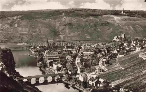 AK / Ansichtskarte Bingen Rhein Rheinland-Pfalz Fliegeraufnahme mit Nahemuendung