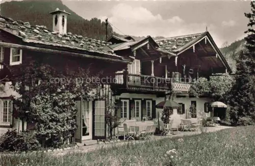 AK / Ansichtskarte Bischofswiesen Berchtesgaden Bayern Fremdenheim Mooshaeusl