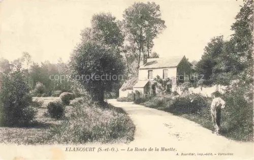 AK / Ansichtskarte Elancourt Rambouillet 78 Yvelines La Route de la Muette
