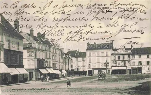 AK / Ansichtskarte Coulommiers MEAUX 77 Seine-et-Marne La Place du Marché