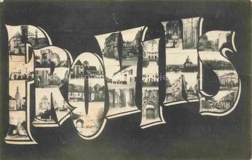 AK / Ansichtskarte Provins 77 Seine-et-Marne Vues d'ensemble Schriftzug